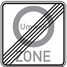 obr.3 Značka konec zóny